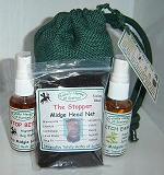  the Full Midge Monty bag -
 2 herbal sprays and a net 