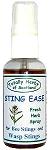  our natural herbal spray
 for wasp and bee stings 